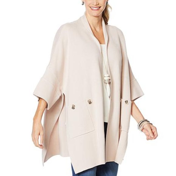 Marlawynne Drama Kimono Shell Pink Size 
